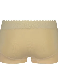 RJ Bodywear Pure Color Kant dames short, huid