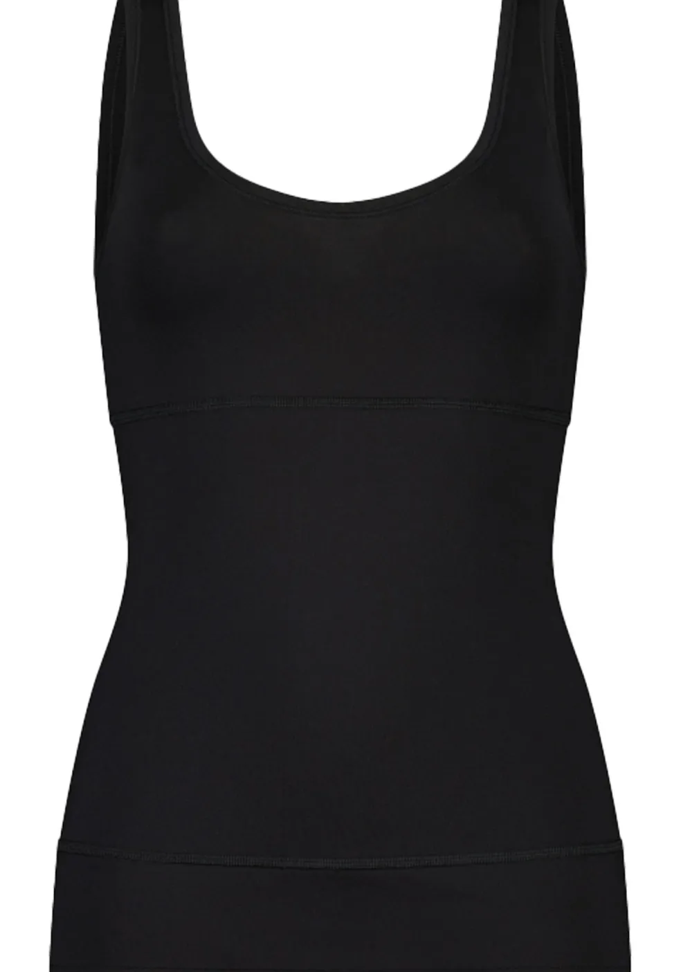 RJ Bodywear Pure Color Shape dames shape hemd (1-pack), zwart