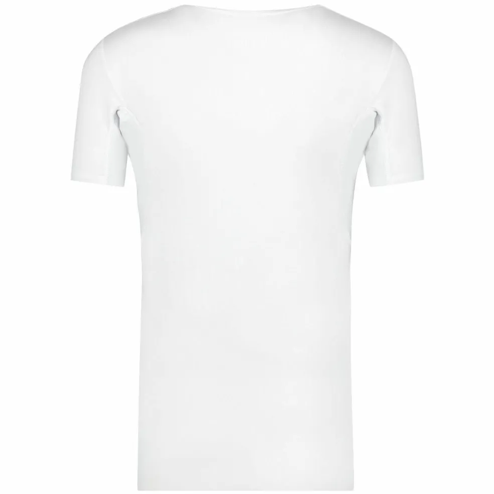 RJ Bodywear Sweatproof T-shirt (1-pack), heren T-shirt met anti zweet oksels, O-hals, wit