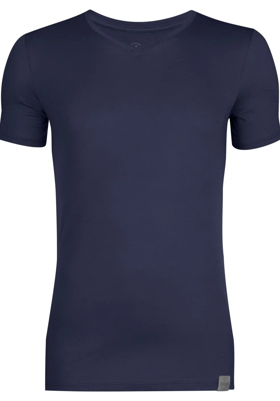 RJ Bodywear The Good Life T-shirts (2-pack), slim fit heren T-shirts V-hals, donkerblauw