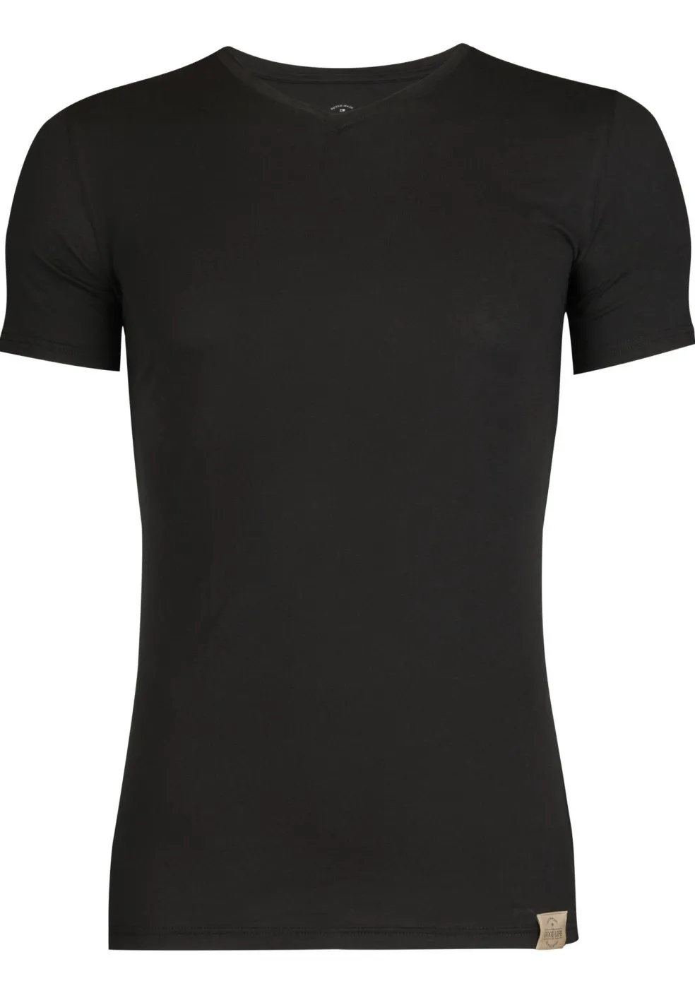 RJ Bodywear The Good Life T-shirts (2-pack), slim fit heren T-shirts V-hals, zwart