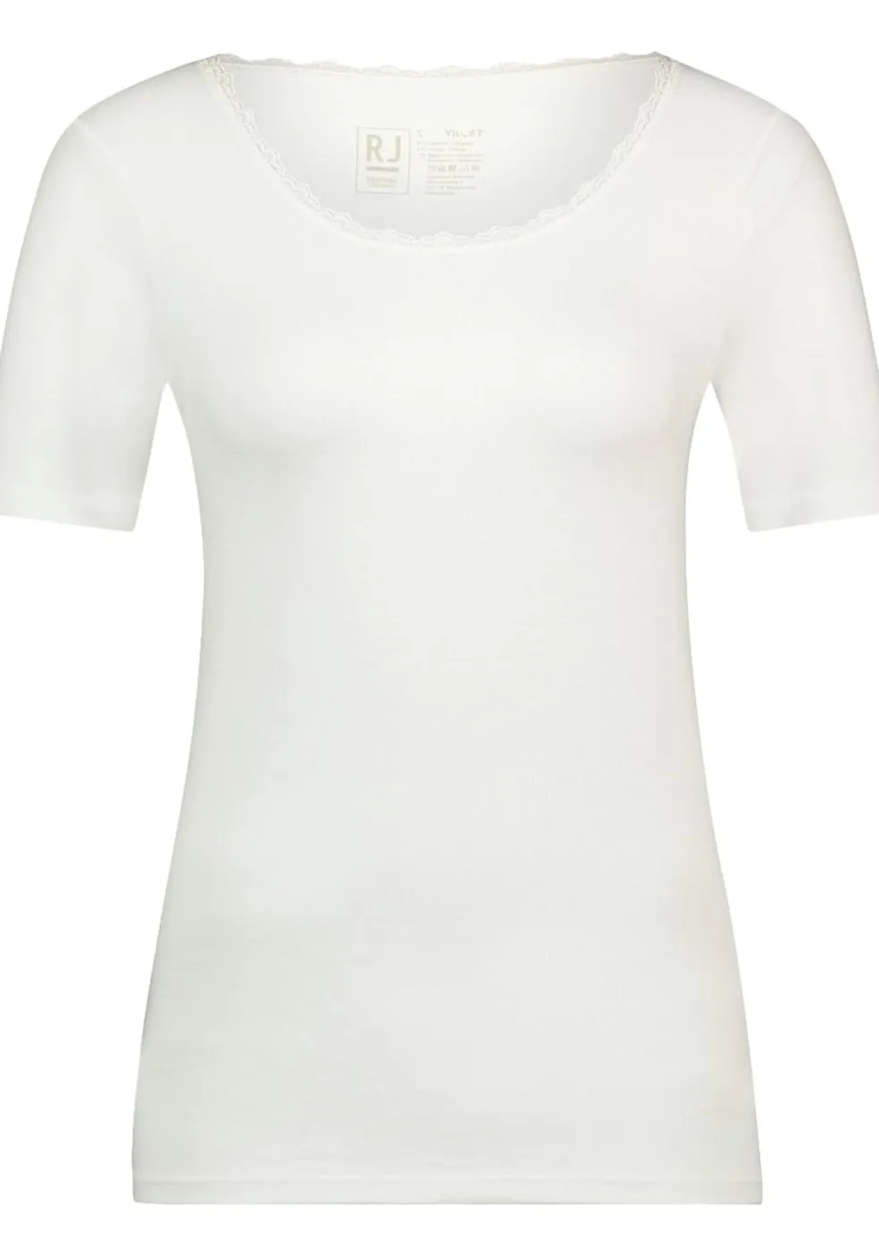 RJ Bodywear Thermo dames T-shirt kant (1-pack), wolwit