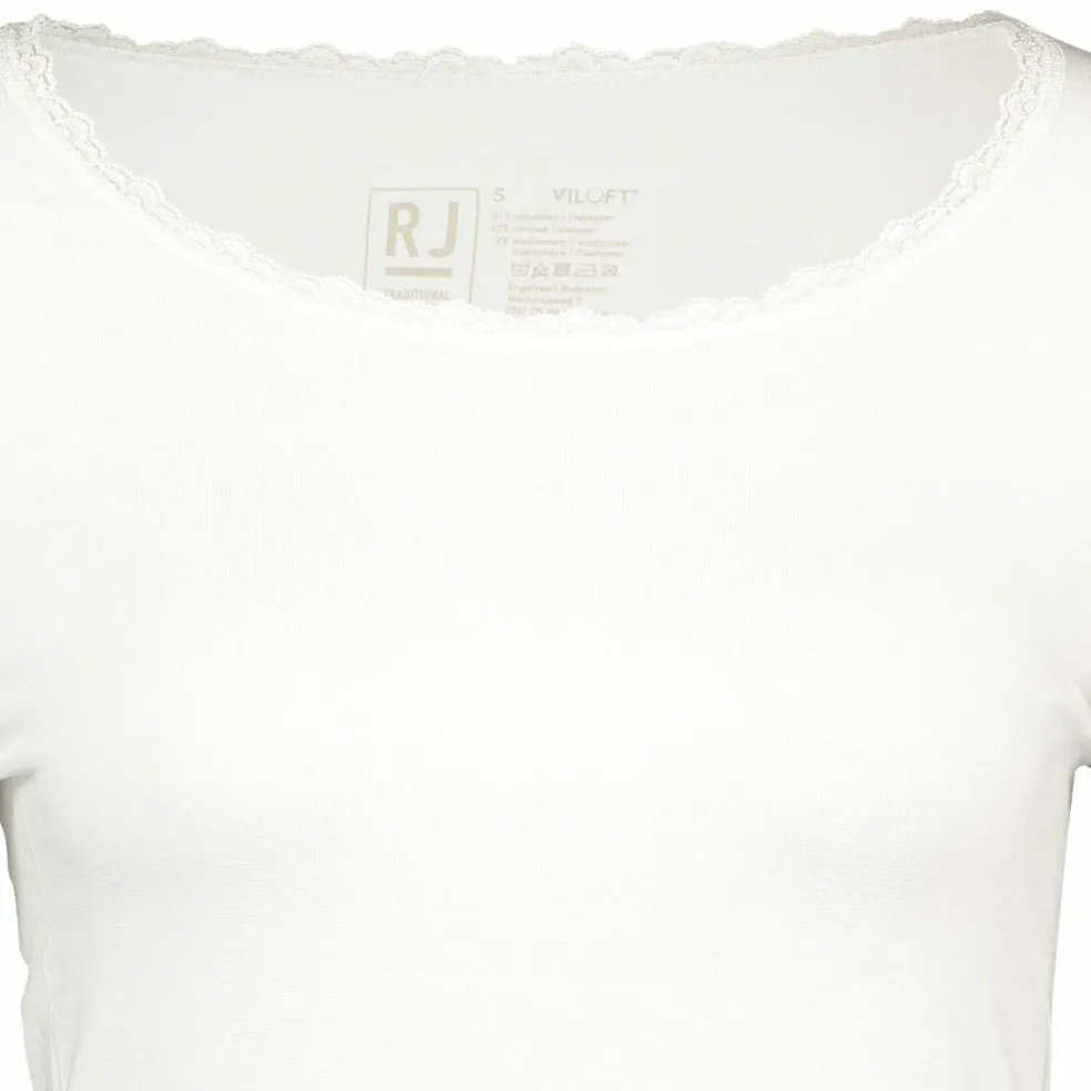 RJ Bodywear Thermo dames T-shirt kant (1-pack), wolwit