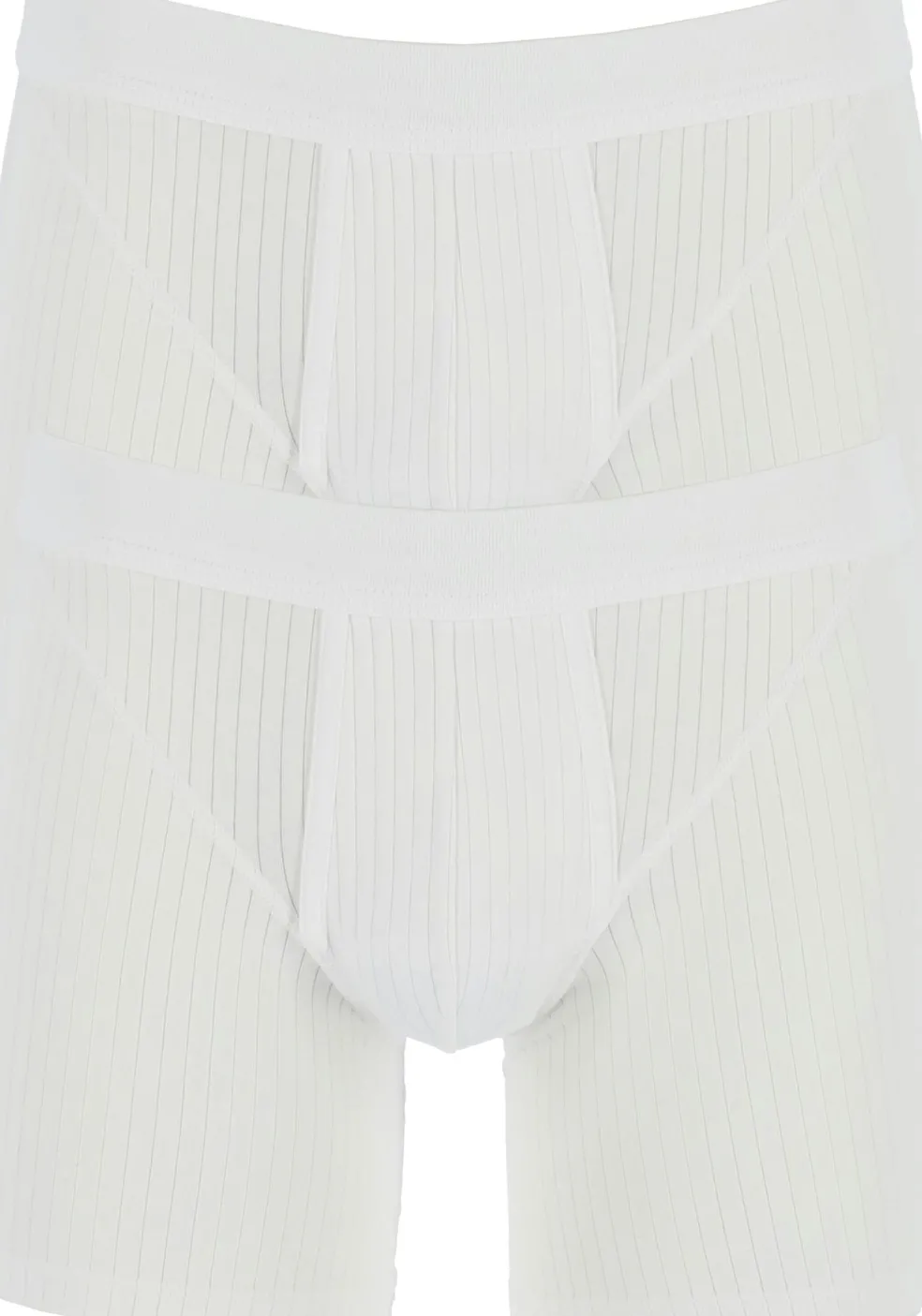 SCHIESSER Authentic shorts (2-pack), met gulp, wit
