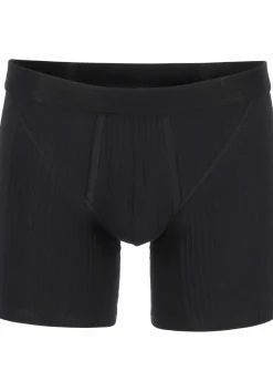 SCHIESSER Authentic shorts (2-pack), met gulp, zwart