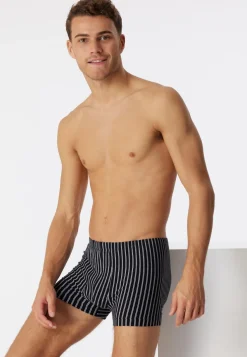 SCHIESSER 95/5 boxer (1-pack), heren short biologisch katoen gestreept meerkleurig