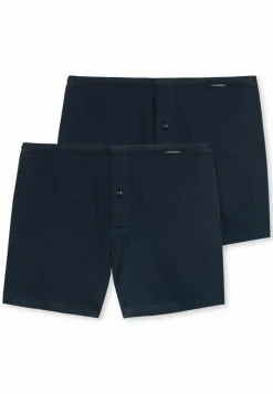 SCHIESSER Boxershorts Multipack boxer (2-pack), heren boxershorts jersey donkerblauw