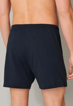 SCHIESSER Boxershorts Multipack boxer (2-pack), heren boxershorts jersey donkerblauw