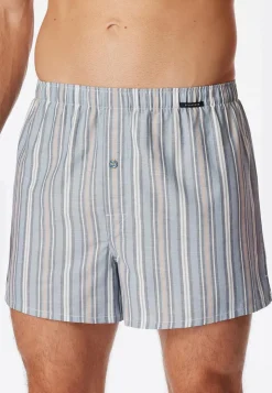 SCHIESSER Boxershorts Multipacks boxer (2-pack), heren boxershorts geweven uni geruit multicolor