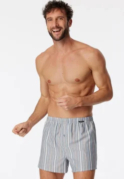 SCHIESSER Boxershorts Multipacks boxer (2-pack), heren boxershorts geweven uni geruit multicolor