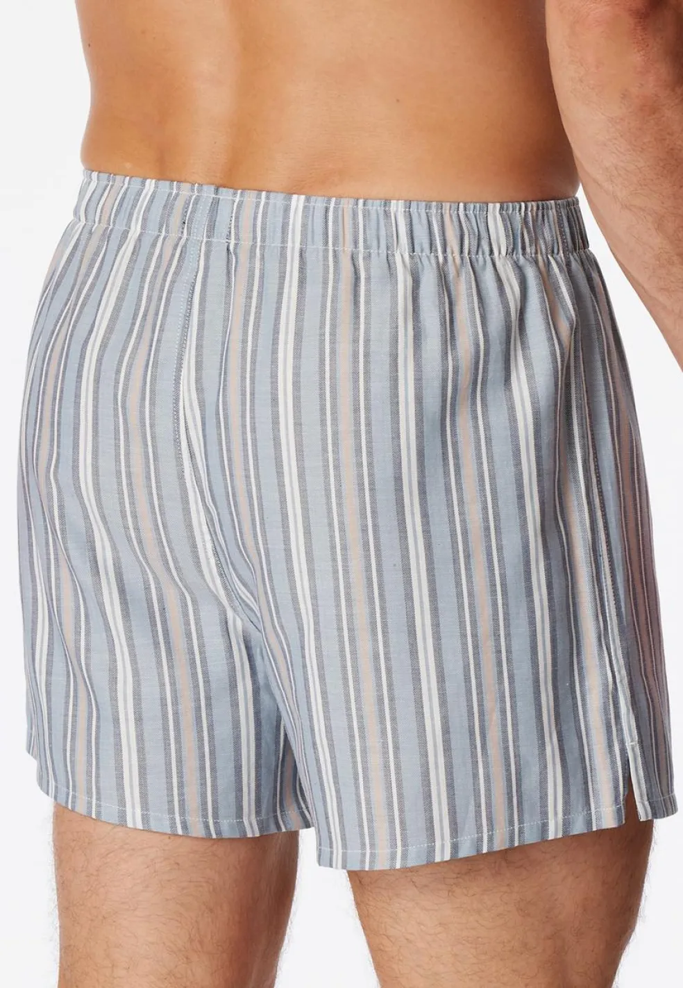 SCHIESSER Boxershorts Multipacks boxer (2-pack), heren boxershorts geweven uni geruit multicolor