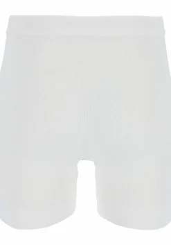 SCHIESSER Cotton Essentials lange short (1-pack), Doppelripp met gulp, wit