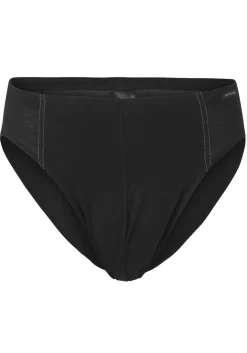 SCHIESSER Cotton Essentials supermini slips (3-pack), zwart