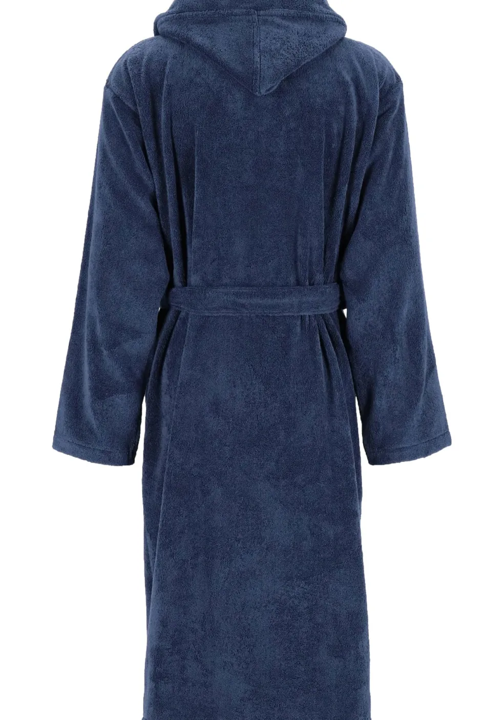 SCHIESSER heren badjas, dik badstof, blauw