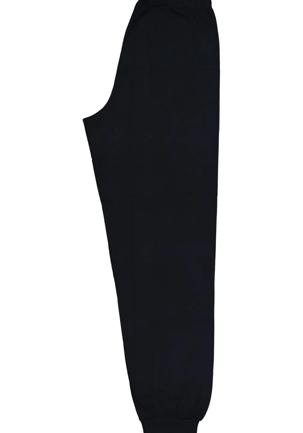 SCHIESSER heren pyjama, O-hals, blauw met wit dessin