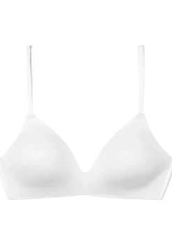 SCHIESSER Invisible Soft dames BH, voorgevormd zonder beugel, wit