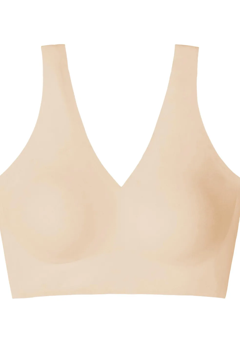 SCHIESSER Invisible Soft dames bralette, met uitneembare cups, huidskleur