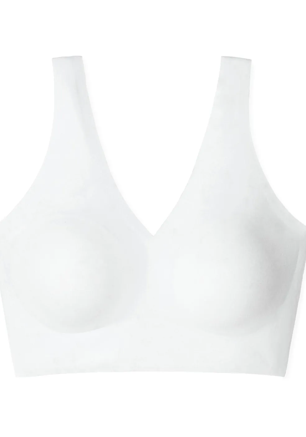 SCHIESSER Invisible Soft dames bralette, met uitneembare cups, wit