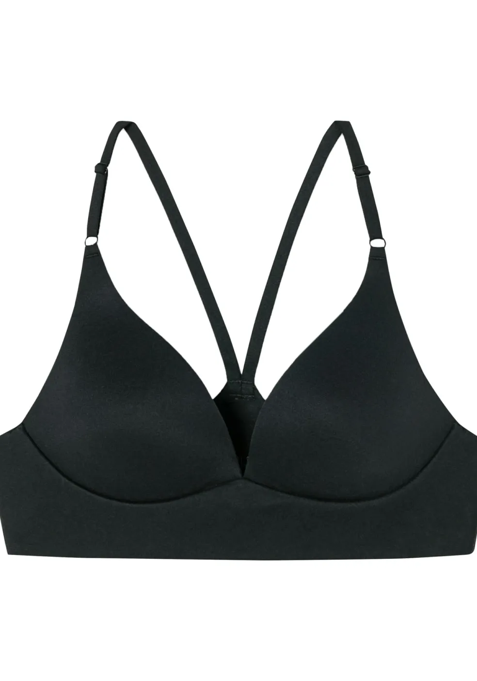 SCHIESSER Invisible Soft dames Lounge BH, voorgevormd met beugel, zwart