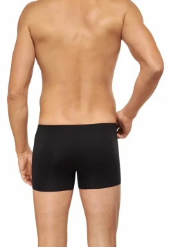 SCHIESSER Laser Cut boxer (1-pack), heren short interlock naadloos zwart