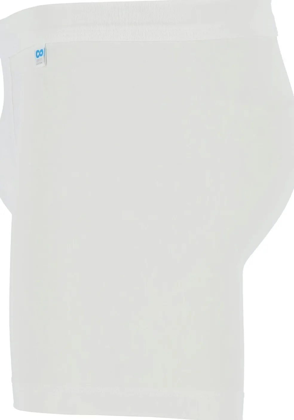 SCHIESSER Long Life Cotton shorts (1-pack), lang met gulp, wit