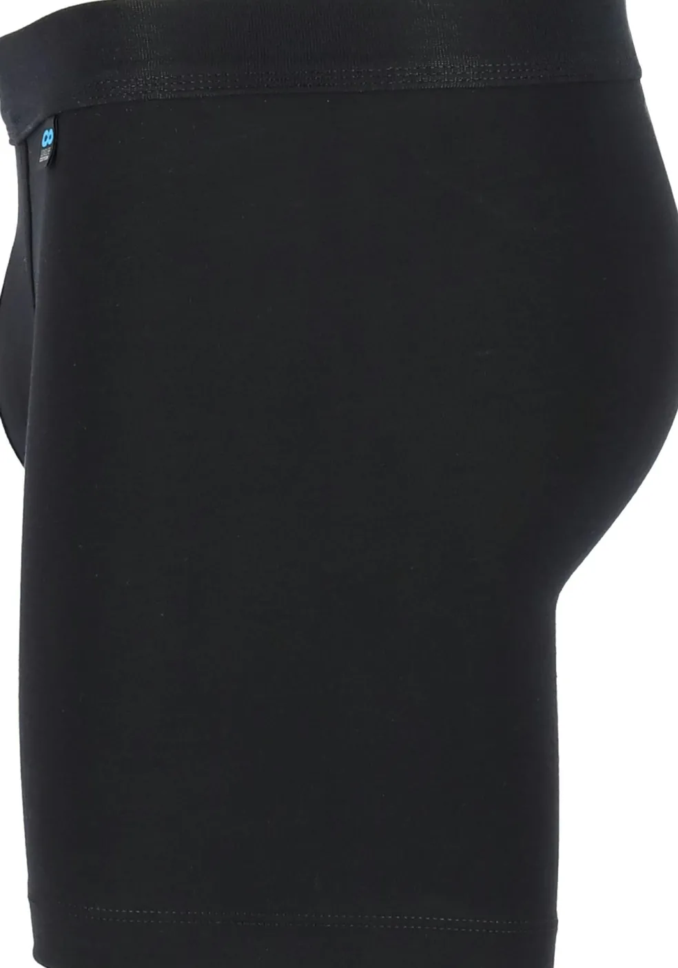 SCHIESSER Long Life Cotton shorts (1-pack), lang met gulp, zwart