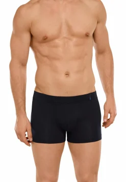 SCHIESSER Long Life Soft boxer (1-pack), heren short blauwzwart