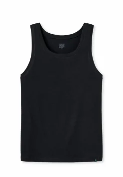 SCHIESSER Long Life Soft singlet (1-pack), heren shirt blauwzwart