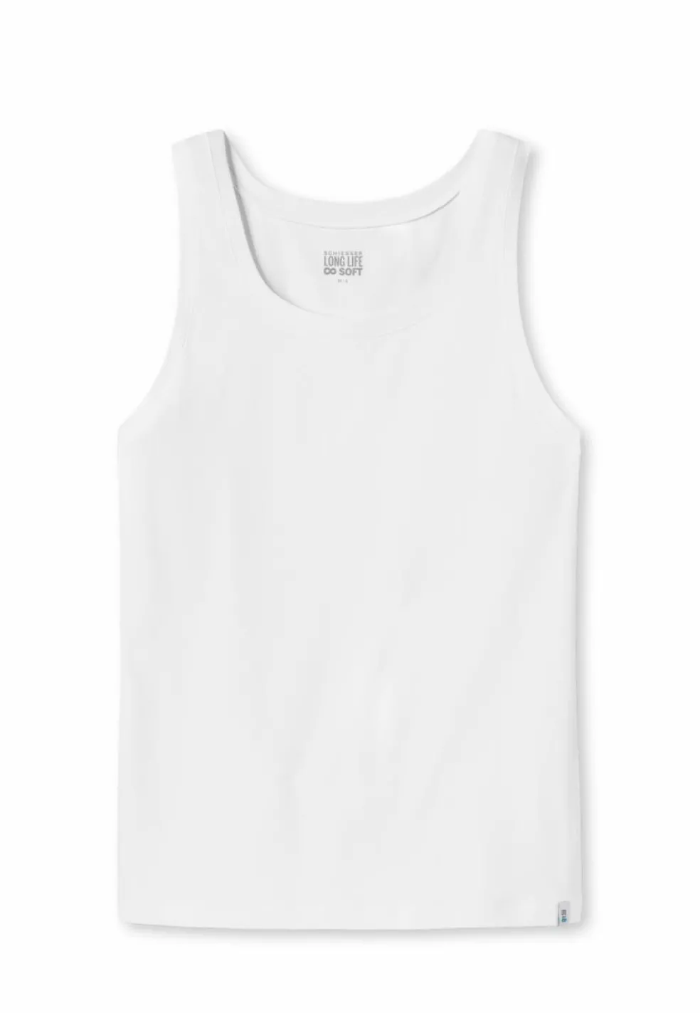 SCHIESSER Long Life Soft singlet (1-pack), heren shirt mouwloos wit