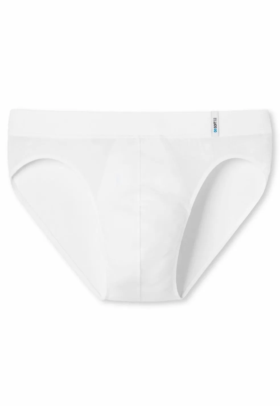 SCHIESSER Long Life Soft slip (1-pack), heren rio slip wit