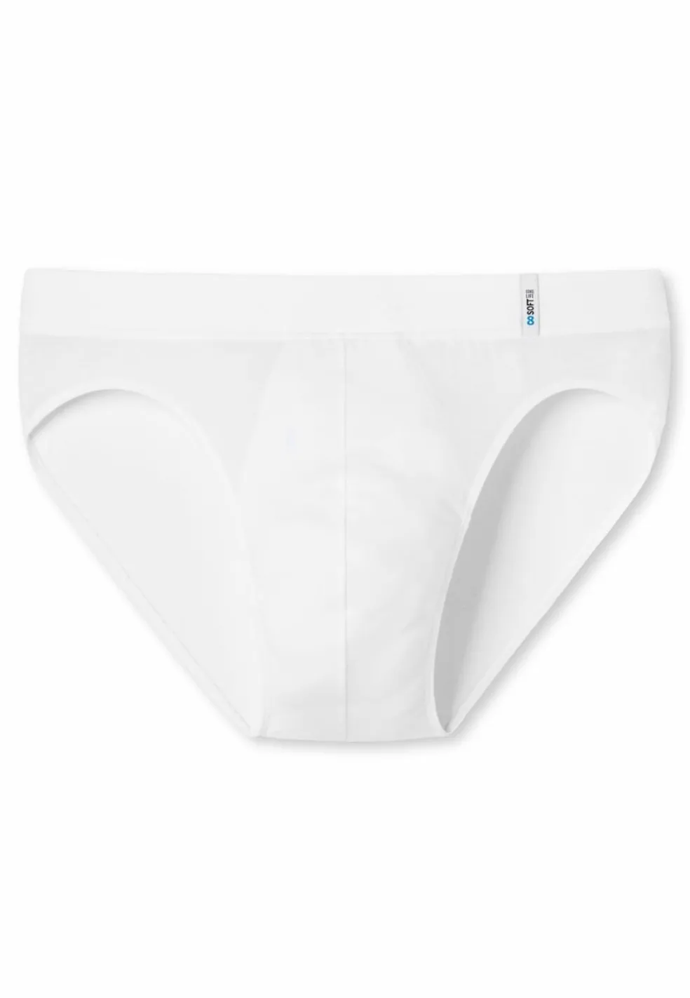 SCHIESSER Long Life Soft slip (1-pack), heren rio slip wit
