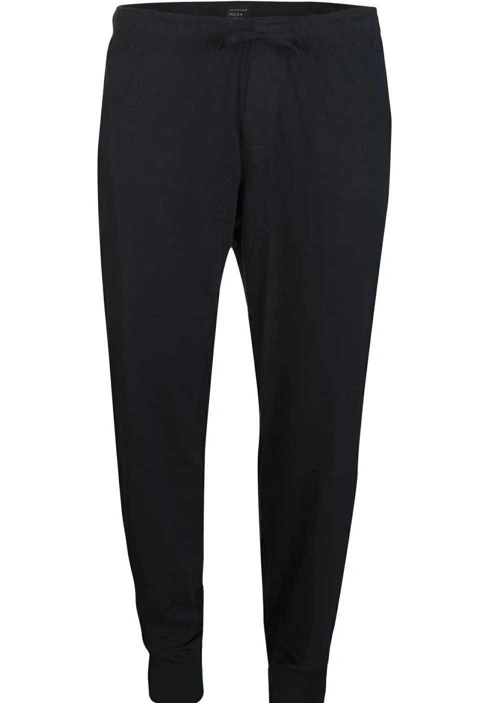 SCHIESSER Mix+Relax lounge broek, lange pijpen met boord, dun, blauw