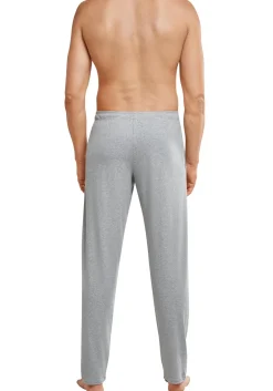 SCHIESSER Mix+Relax lounge broek, lange pijpen zonder boord, dun, grijs