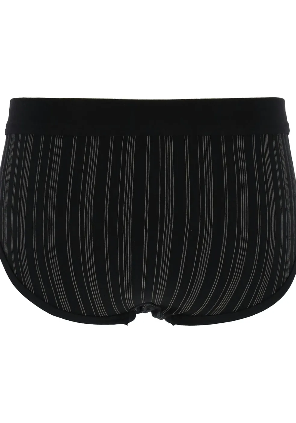 SCHIESSER Original Classics sportslips (2-pack), Feinripp met gulp, zwart gestreept