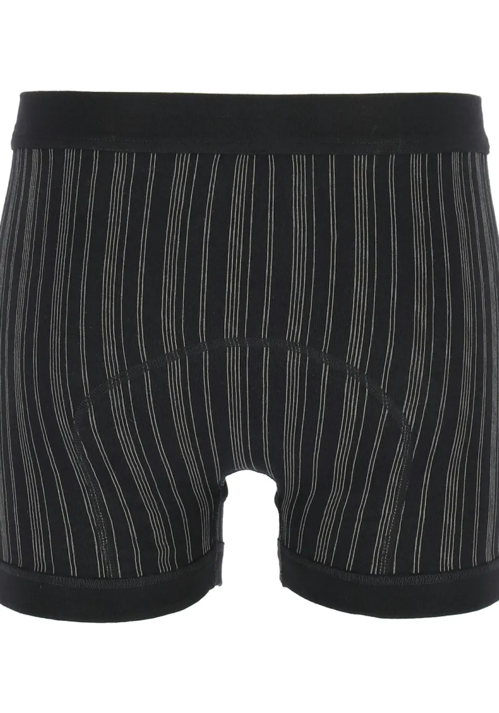 SCHIESSER Original Classics shorts (2-pack), Feinripp met gulp, zwart gestreept
