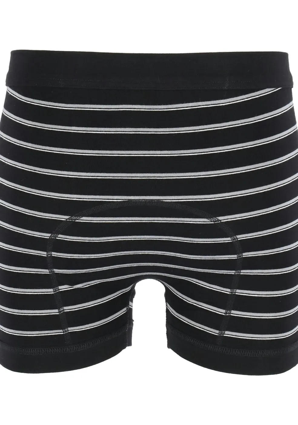 SCHIESSER Original Classics shorts (2-pack), Feinripp met gulp, zwart gestreept