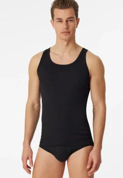 SCHIESSER Original Classics singlet (1-pack), heren onderhemd zwart