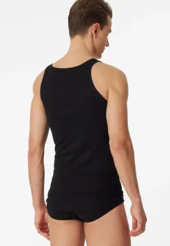 SCHIESSER Original Classics singlet (1-pack), heren onderhemd zwart