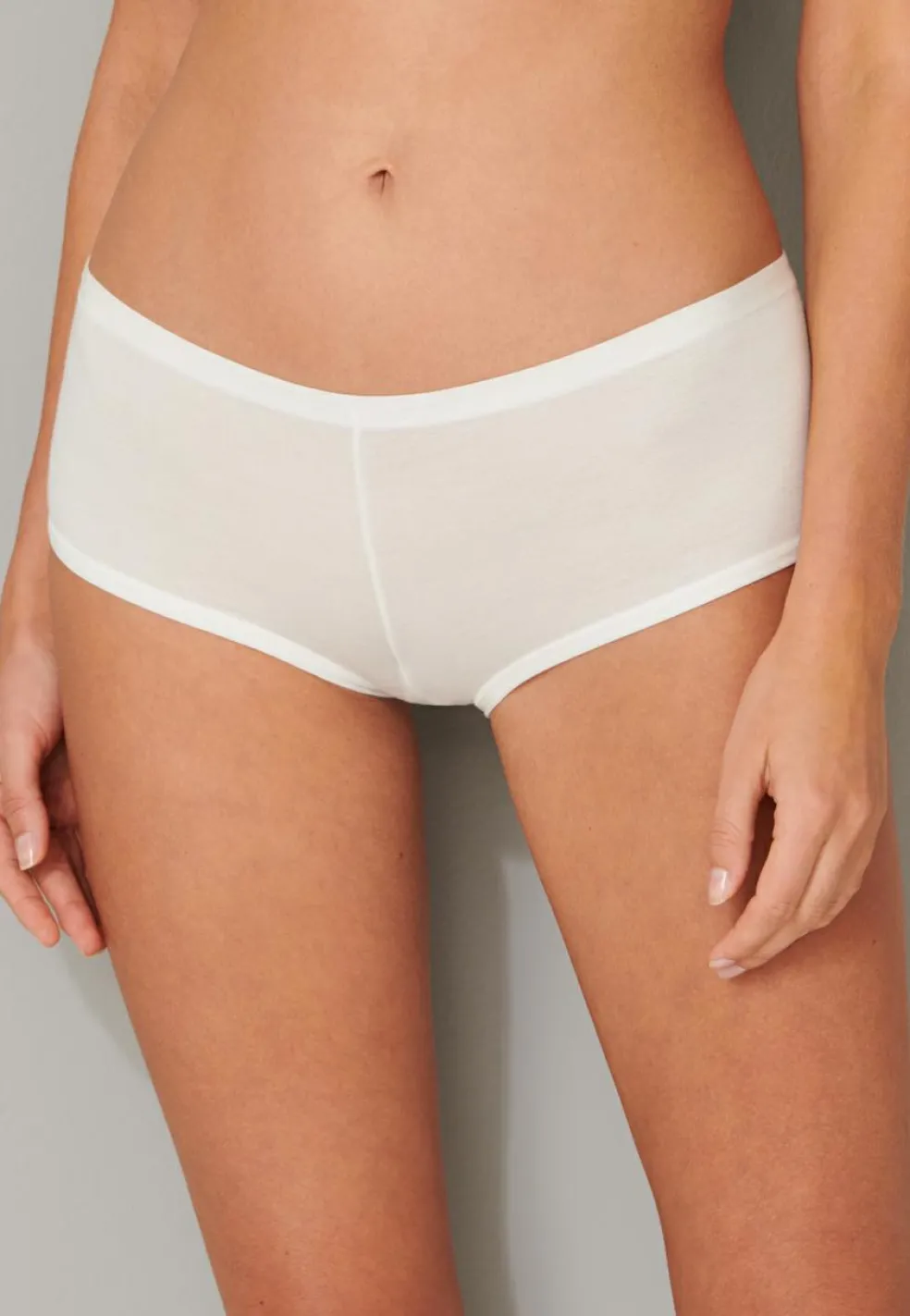 SCHIESSER Personal Fit boxer (1-pack), dames short natuurlijk wit