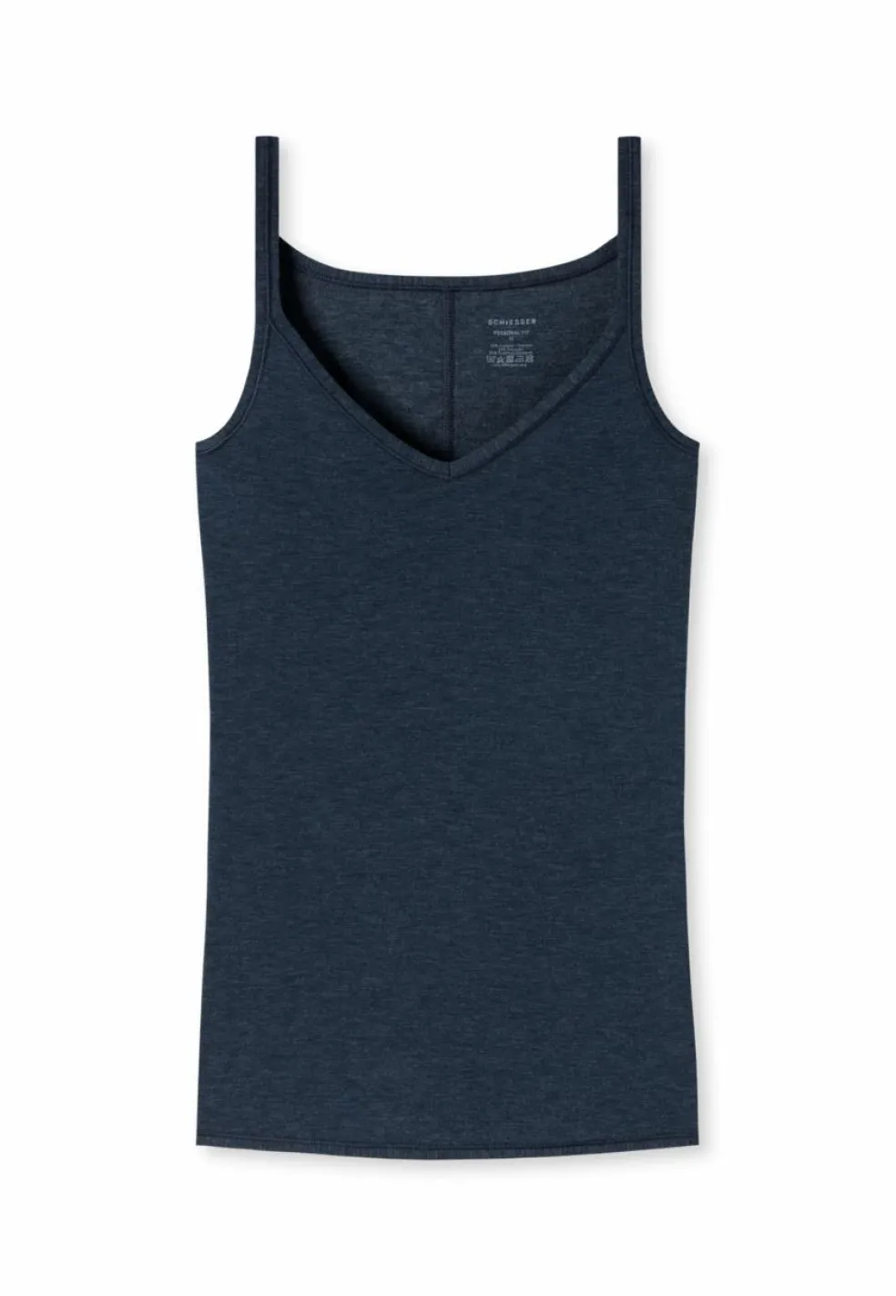 SCHIESSER Personal Fit singlet (1-pack), dames spaghettitop nachtblauw