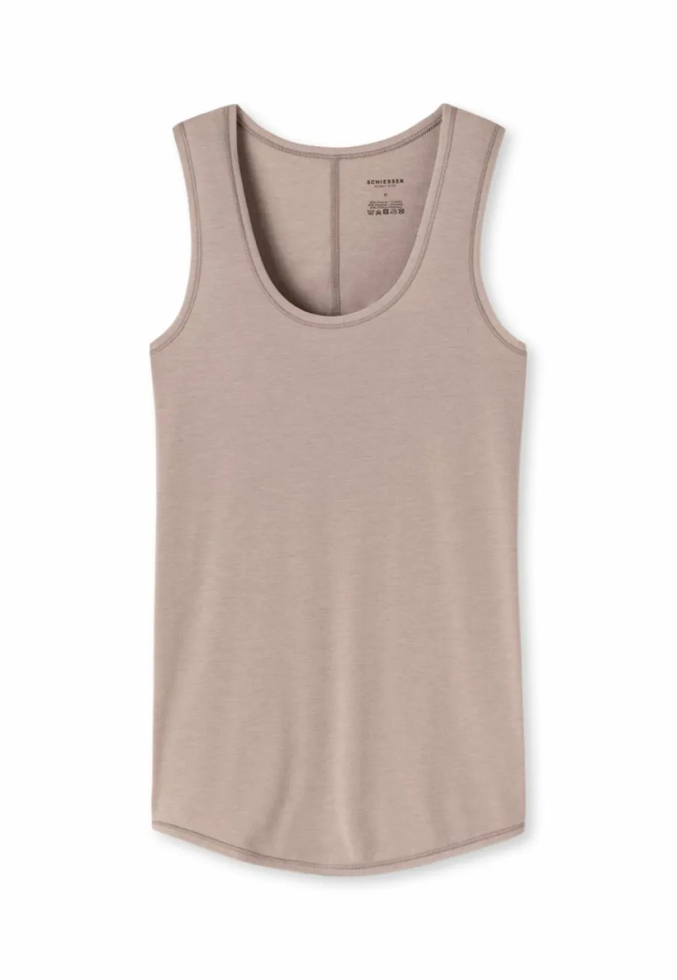 SCHIESSER Personal Fit singlet (1-pack), dames tank top bruin