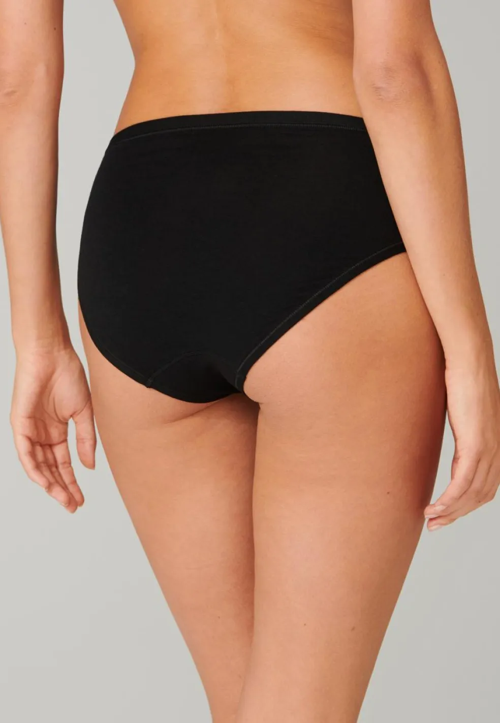 SCHIESSER Personal Fit slip (1-pack), dames midi-slip zwart