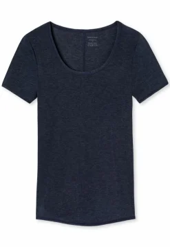 SCHIESSER Personal Fit T-shirt (1-pack), dames shirt korte mouwen nachtblauw