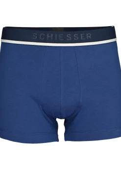 SCHIESSER 95/5 shorts (3-pack), zwart, blauw en donkerblauw