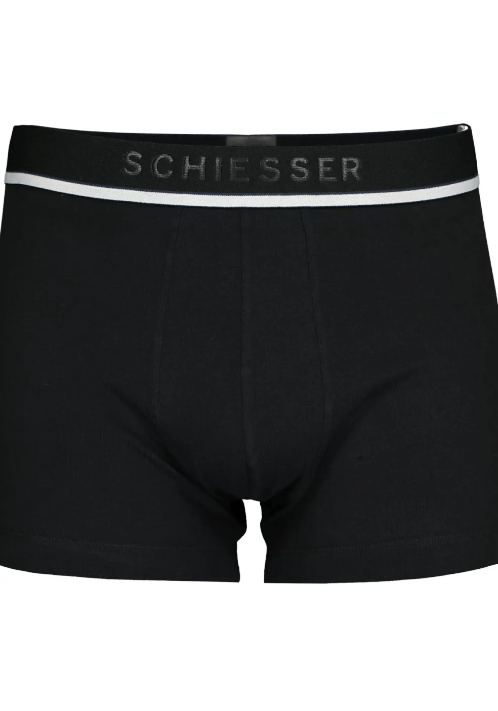 SCHIESSER 95/5 shorts (3-pack), zwart, blauw en donkerblauw