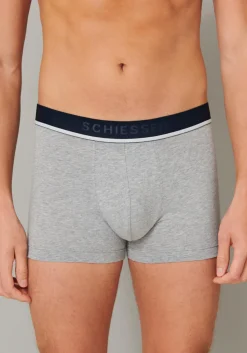SCHIESSER 95/5 shorts (3-pack), zwart, blauw en grijs