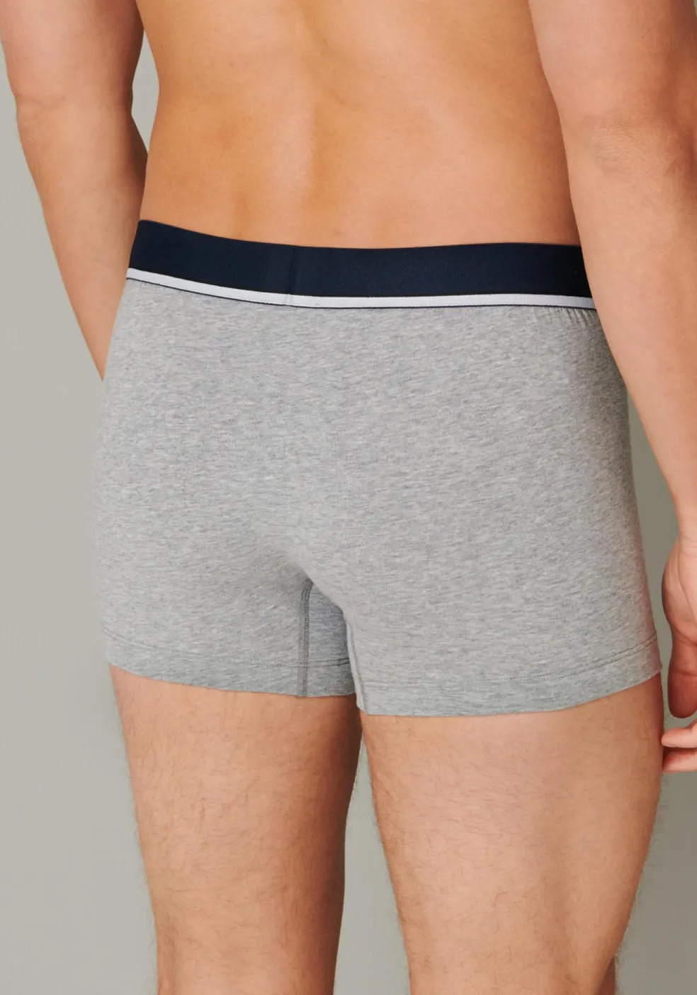 SCHIESSER 95/5 shorts (3-pack), zwart, blauw en grijs