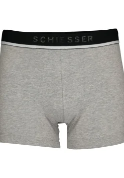 SCHIESSER 95/5 shorts (3-pack), zwart, zwart en grijs