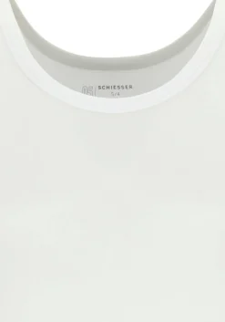 SCHIESSER 95/5 singlets (2-pack), O-hals, wit