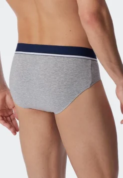 SCHIESSER 95/5 slip (3-pack), heren rioslip biologisch katoen geweven elastische tailleband meerkleurig